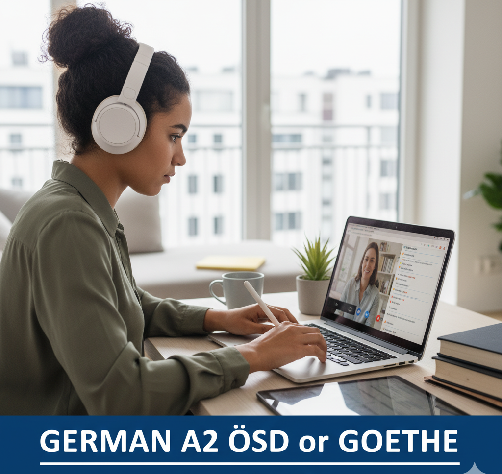 German A2 (A2.1+A2.2) Complete Course: Goethe or ÖSD Exams